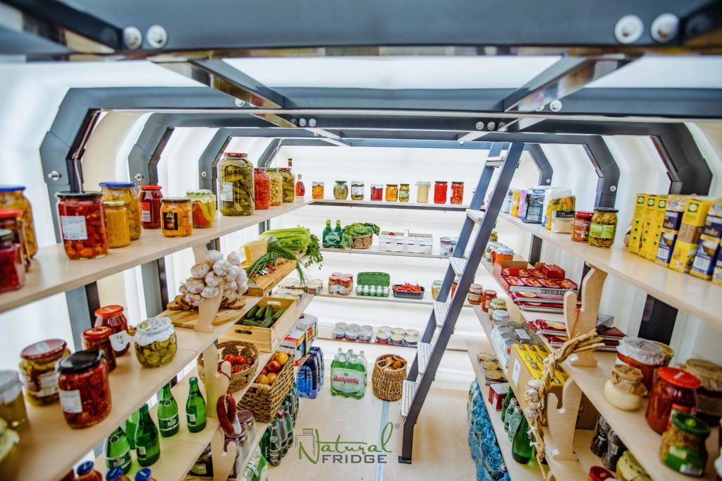 cellary-plastic-cellar-natural-fridge-200x330-interior-ladder view